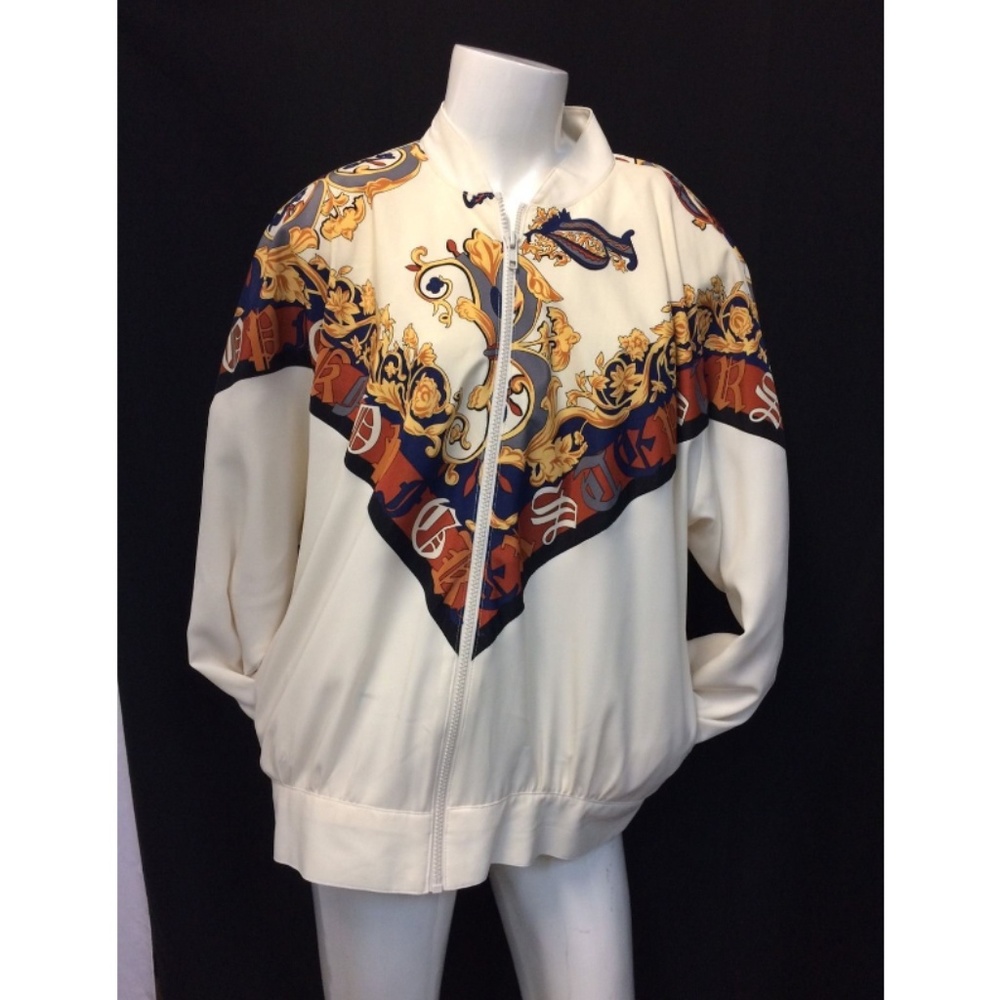 Vintage VTG Womens Three Flaggs Light Jacket Beige